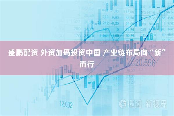 盛鹏配资 外资加码投资中国 产业链布局向“新”而行