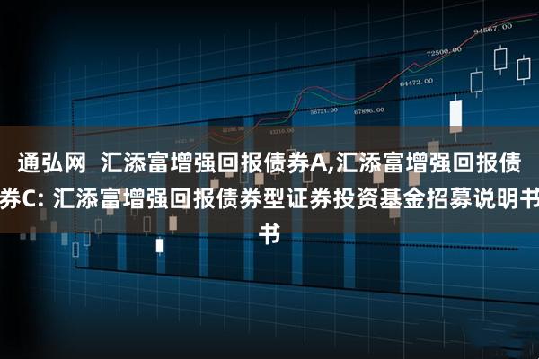 通弘网  汇添富增强回报债券A,汇添富增强回报债券C: 汇添富增强回报债券型证券投资基金招募说明书